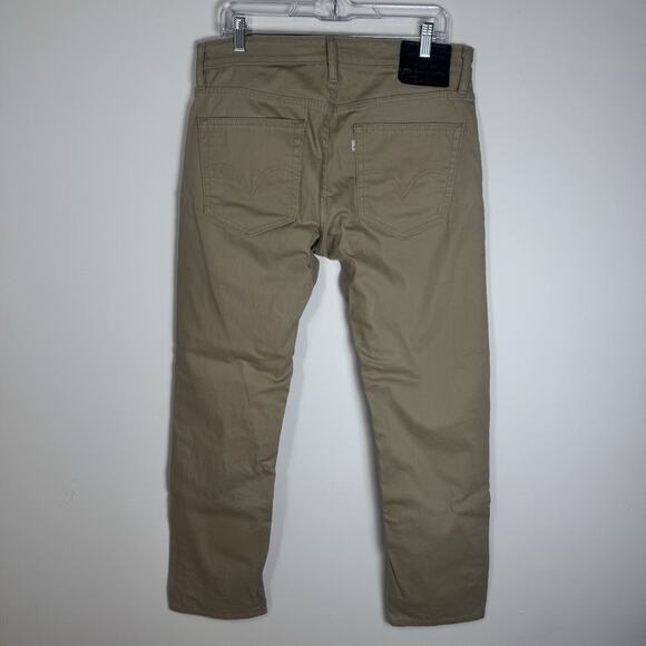 LEVI’S 511 Men’s Skinny Fit Jeans 36x32 Khaki Stretch Cotton Pants Casual Beige - Picture 2 of 11